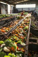waste sorting and recycling photo
