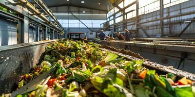 waste sorting and recycling photo