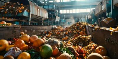 waste sorting and recycling photo