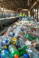 waste sorting and recycling photo
