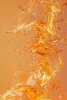 Splash of fluid photo
