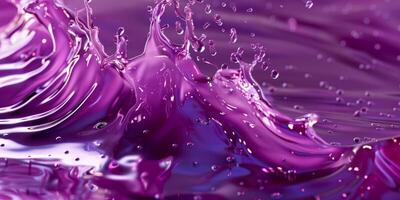 Splash of fluid photo