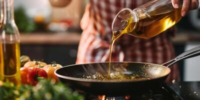 woman cooking in the kitchen photo