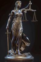 Themis is Goddess of Justice and law photo