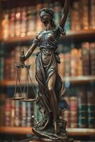 Themis is Goddess of Justice and law photo