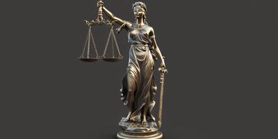 Themis is Goddess of Justice and law photo