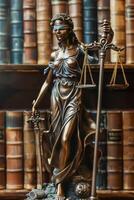 Themis is Goddess of Justice and law photo