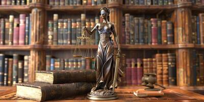 Themis is Goddess of Justice and law photo