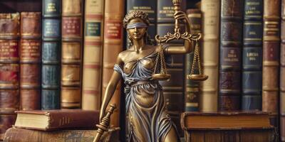 Themis is Goddess of Justice and law photo