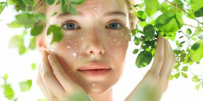 Skin care, cosmetic procedures for facial care photo