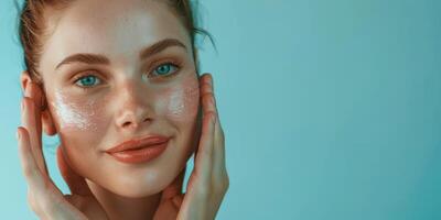 Skin care, cosmetic procedures for facial care photo