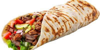 delicious shawarma kebab photo