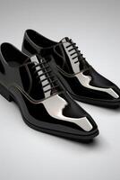 patent leather gentleman's shoes photo