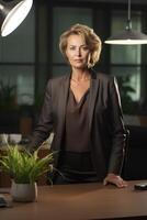 business businesswoman office mature photo