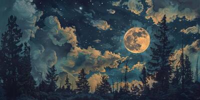 Page 2 | Full Moon Drawing Stock Photos, Images and Page 2 | Full Moon Drawing Stock Photos, Images and