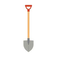 Shovel illustration. Garden tool for digging in the ground vector