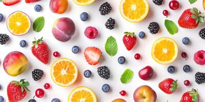 assorted berries and fruits photo