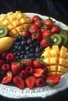 assorted berries and fruits photo