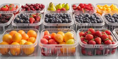 assorted berries and fruits photo