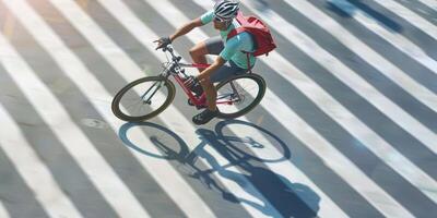 cyclists with professional racing sports gear riding photo