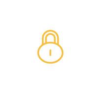 lock icon sign vector