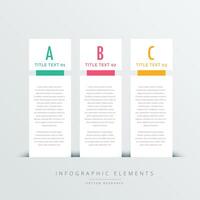 abstract modern steps option colorful infographic design banner vector