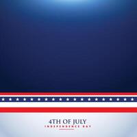 4th of july background illustration vector