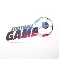 football game background with light effect vector