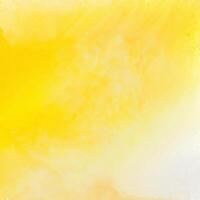 bright yellow watercolor texture background vector