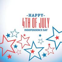 4th of july celebration background vector