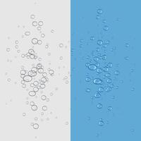 burbujas efervescencia flotante hacia arriba antecedentes vector