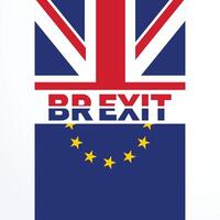 great britian exit vote decision in brexit referendum vector