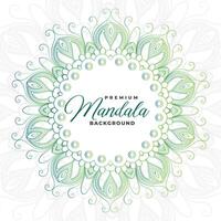 circular mandala pattern background with text space vector