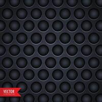 dark metal texture background with holes vector