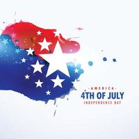 american holiday 4th of july background vector