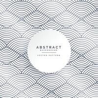 abstract circle lines white pattern background vector