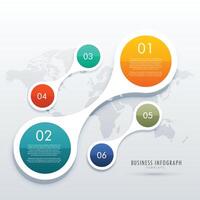 creative five steps infographics in circular style connecting with eachother for your presentation or workflow layout diagrams vector
