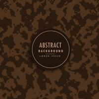 abstract camouflage pattern in brown shade vector