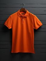 polo camiseta para alto resolución Bosquejo diseño foto