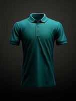 Design of Polo Tshirt Mockup in High Resol photo