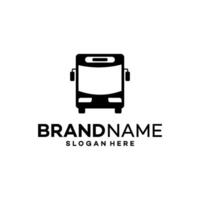 bus logo template illustration design vector