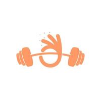 gimnasio logo símbolo ilustración diseño vector