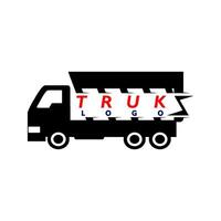truck logo template illustration design vector