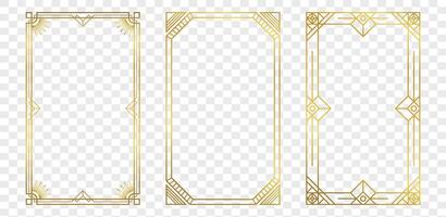 Vintage frame elegant frames set vector