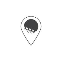 piano icon template vector