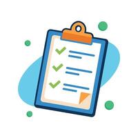 Essential Checklist for Efficient Task Management vector