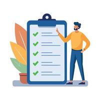 Efficient Task Management with Checklist vector