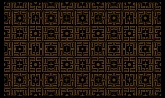 textured pattern of geometric figures in brown on a black background vector