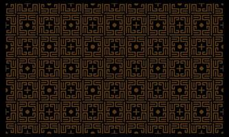 textured pattern of geometric figures in brown on a black background vector