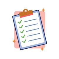 Effective Checklist Management Illustration for Productivity vector